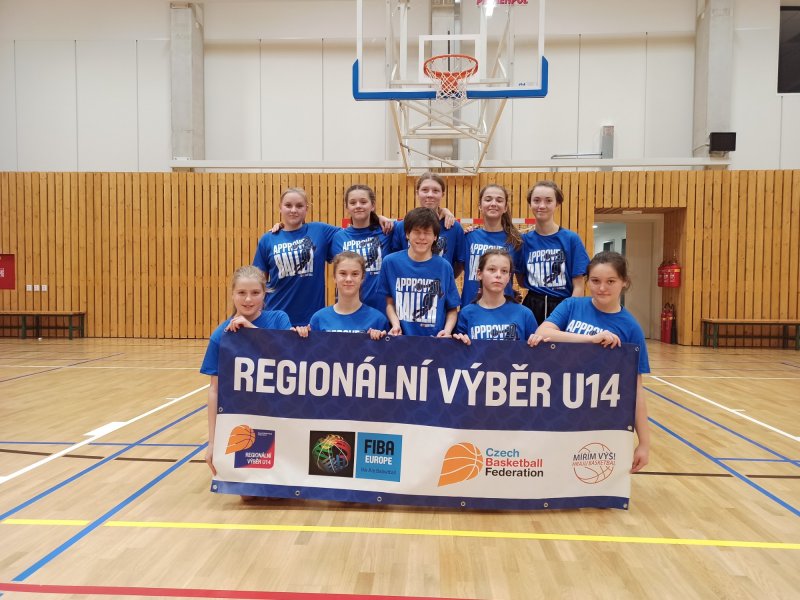 Kemp regionálního výběru U14 dívky