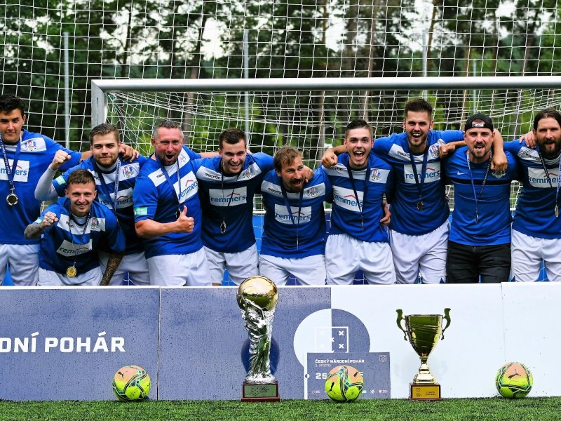Český národní pohár vyhrála FC Laguna Pardubice