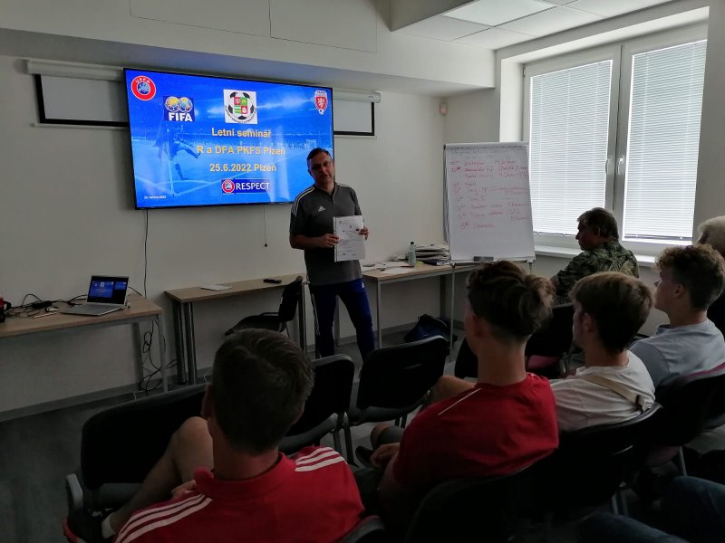 Letní seminář fotbalových rozhodčích