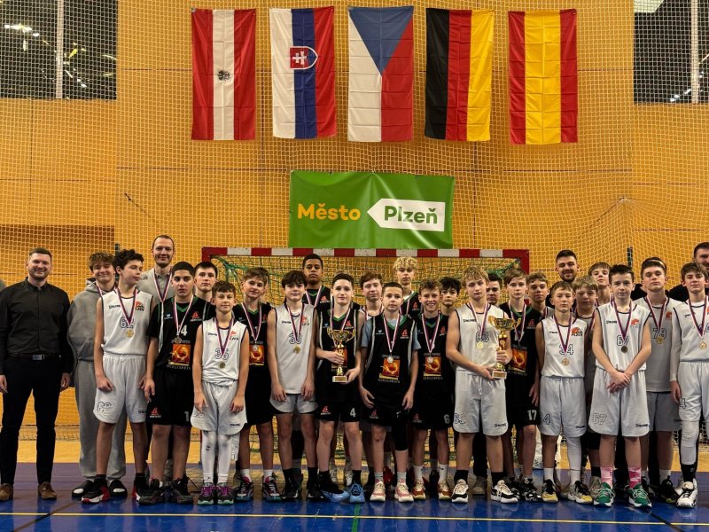 Prokopávka ubytovala basketbalisty z Německa během Vánočního turnaje v Plzni